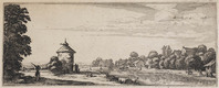 KG 10777
<br/>
Duiventil ("Landschappen")
<br/>
<em>Callot, Jacques (1592 - 1635)</em>